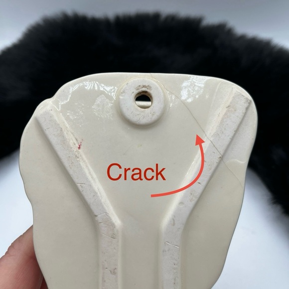 Vintage Glamour Girl Head Vase Wall Pocket / Flower Vase Burgundy ￼ - Picture 12 of 12